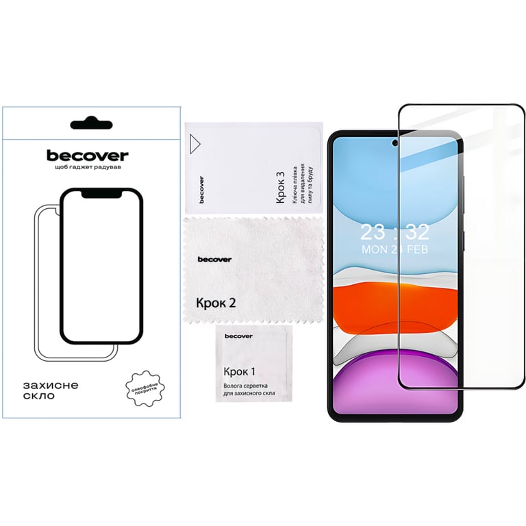 Скло захисне BeCover Oppo A60 Black (711666) - фото 4