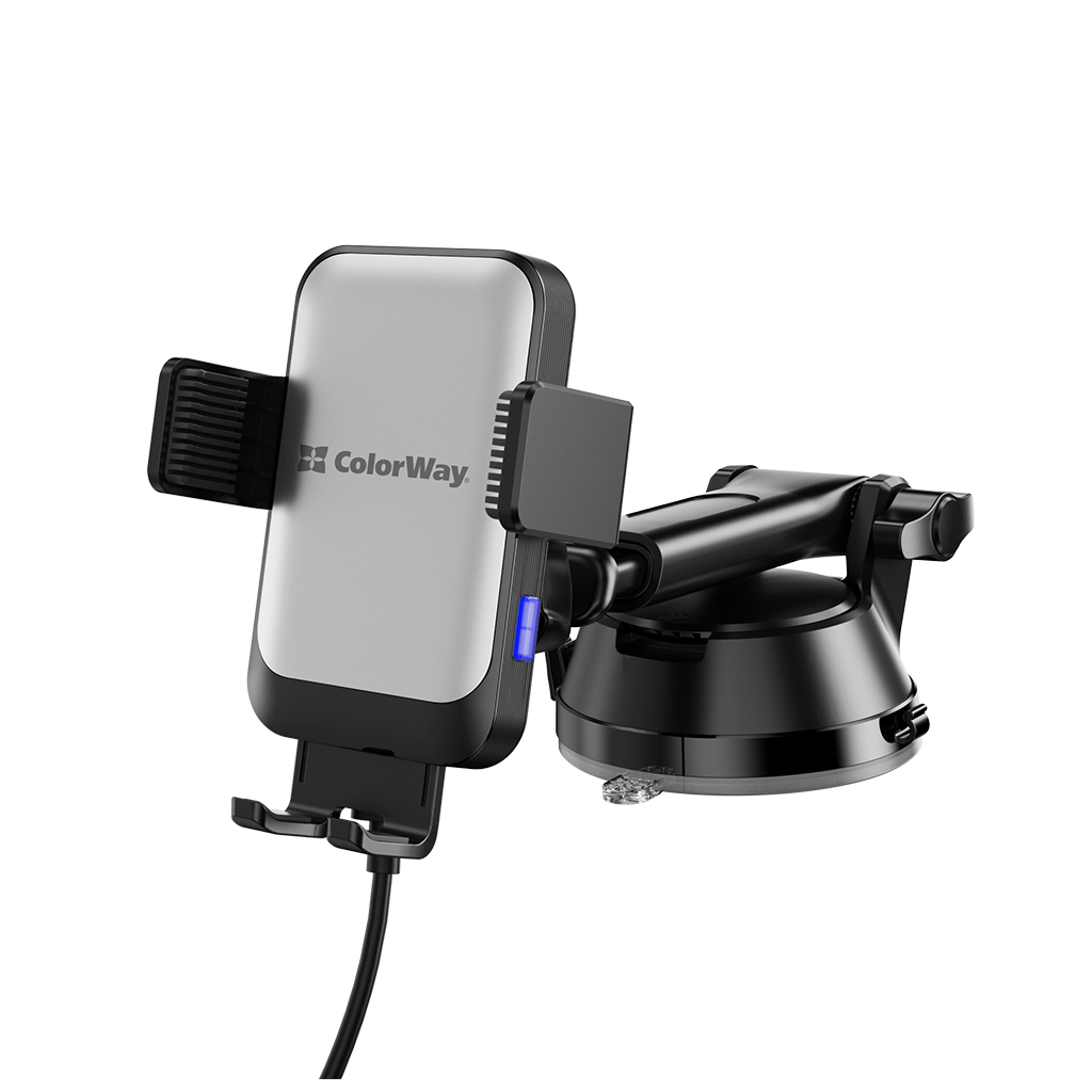Універсальний автотримач ColorWay AutoSense Car Wireless Charger 2 (Dashboard+Air Vent) 15W (CW-CHAW040Q-BK) - фото 6 Універсальний автотримач ColorWay AutoSense Car Wireless Charger 2 (Dashboard+Air Vent) 15W (CW-CHAW040Q-BK) - фото 6