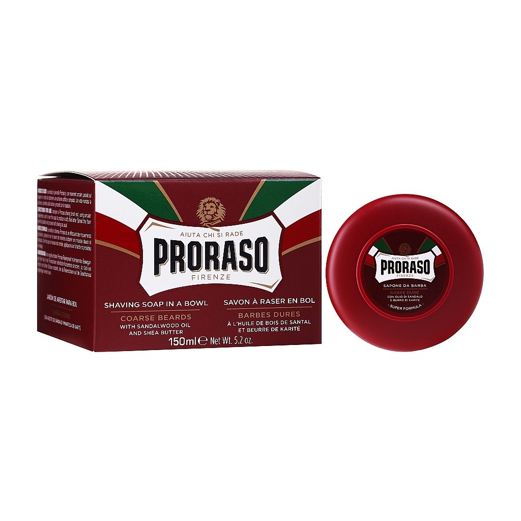 Мило для гоління Proraso Для жорсткої щетини з олією ши та сандаловою олією 150 мл (8004395001163) - фото 2 Мило для гоління Proraso Для жорсткої щетини з олією ши та сандаловою олією 150 мл (8004395001163) - фото 2