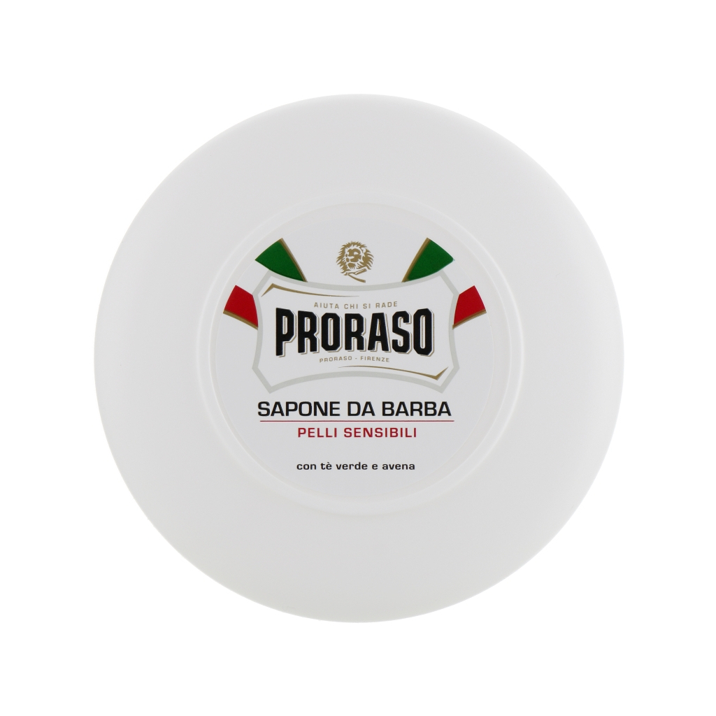 Мило для гоління Proraso Для чутливої шкіри З екстрактом зеленого чаю та вівса 150 мл (8004395001682) - фото 2 Мило для гоління Proraso Для чутливої шкіри З екстрактом зеленого чаю та вівса 150 мл (8004395001682) - фото 2