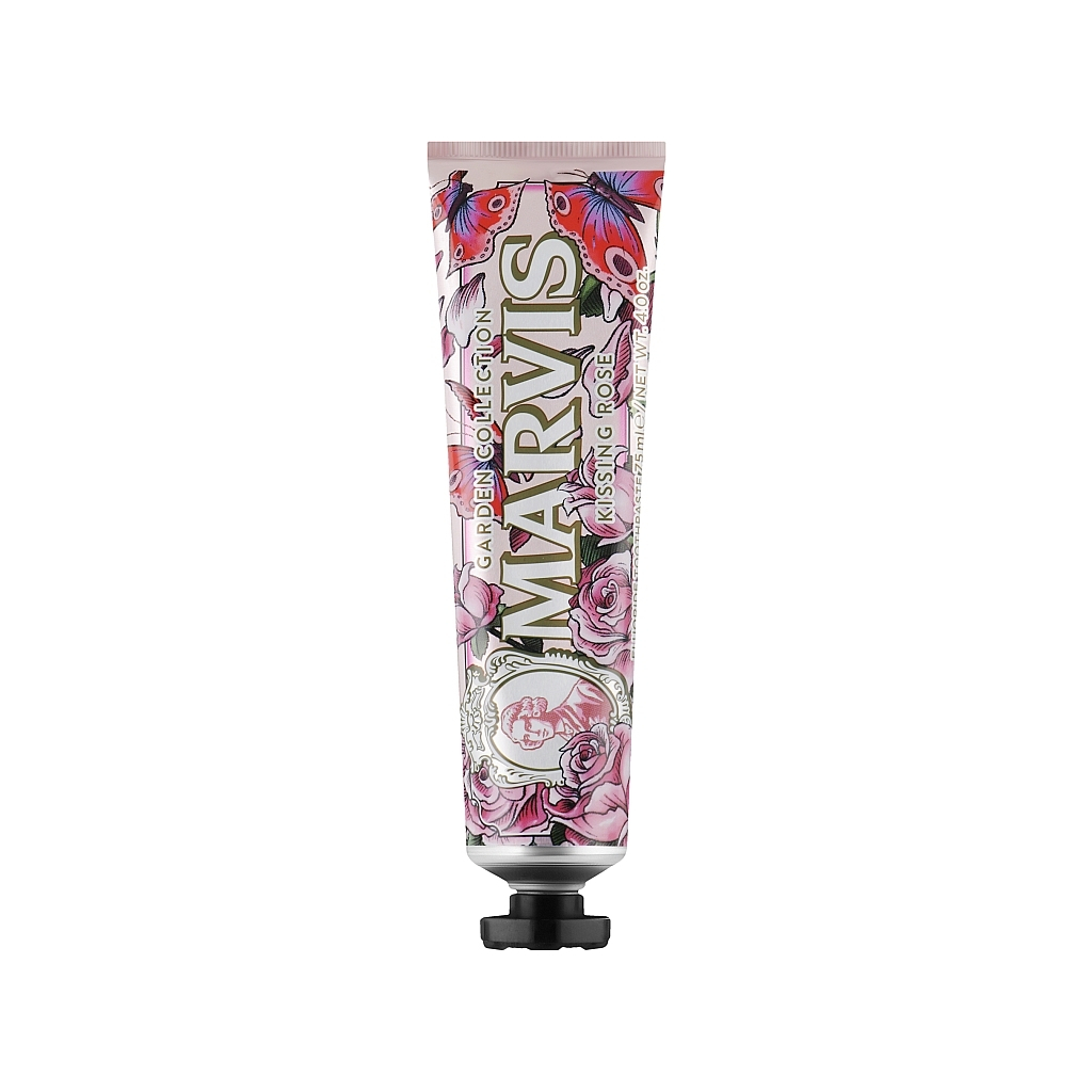 Зубна паста Marvis Garden Collection Поцілунок троянди 75 мл (8004395112807) - фото 1 Зубна паста Marvis Garden Collection Поцілунок троянди 75 мл (8004395112807) - фото 1