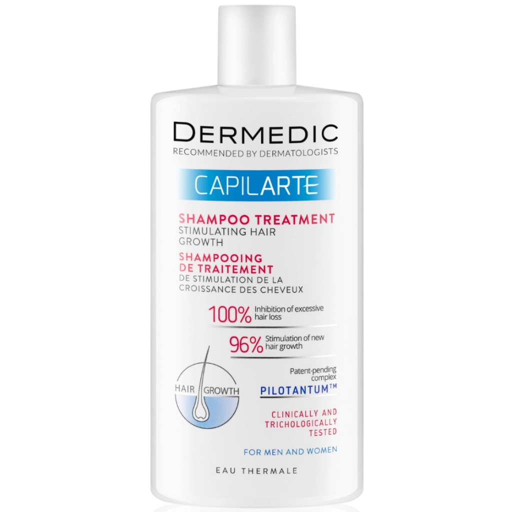 Шампунь Dermedic Capilarte Для стимулювання та відновлення росту волосся 300 мл (5901643174194) - фото 1