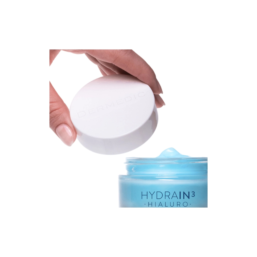 Крем для обличчя Dermedic Hydrain 3 Hialuro Ультра зволожувальний крем-гель 50 мл (5901643172718) - фото 4 Крем для обличчя Dermedic Hydrain 3 Hialuro Ультра зволожувальний крем-гель 50 мл (5901643172718) - фото 4