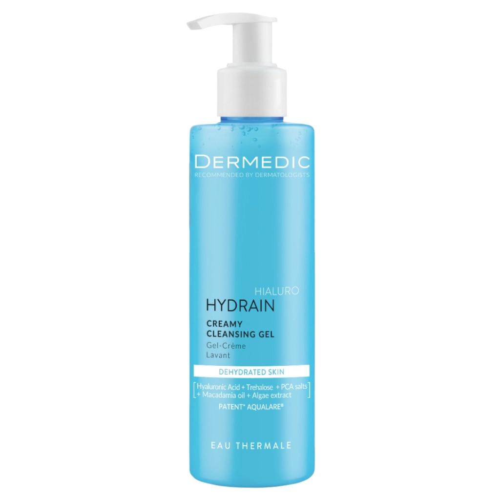 Гель для вмивання Dermedic Hydrain 3 Hialuro Creamy Cleansing Gel 200 мл (5901643170691/5901643178123) - фото 1