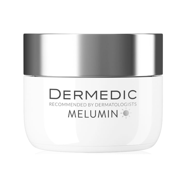 Крем для обличчя Dermedic Melumin Денний Захисний Освітлювальний SPF50+ 50 мл (5901643177089) - фото 1