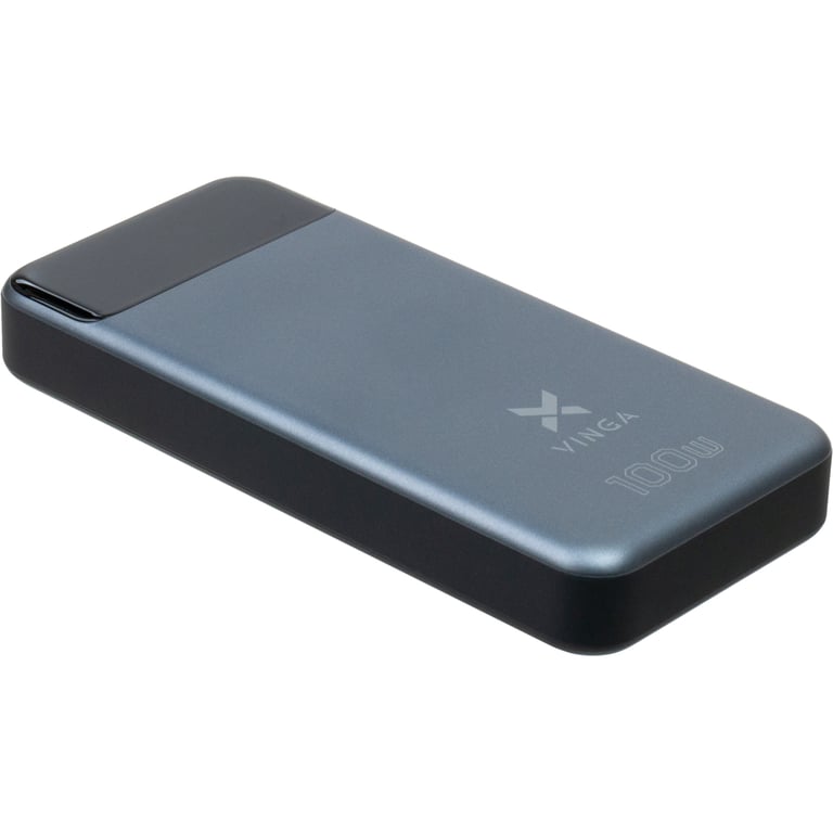 Батарея універсальна Vinga 30000 mAh 100W Display VA Grey (Li-Ion) (VPBB30100) - фото 4