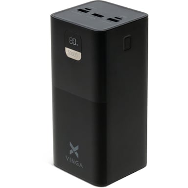 Батарея універсальна Vinga 50000 mAh 22.5W Display Black (VPBB5022) - фото 1