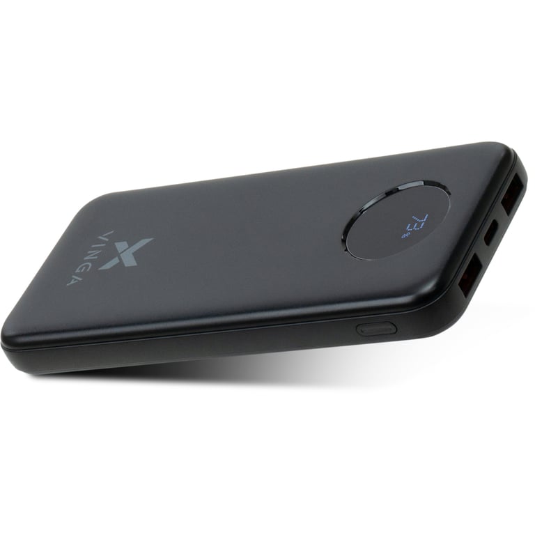 Батарея універсальна Vinga 10000 mAh 22.5W Display Black (VPBB1022) - фото 2