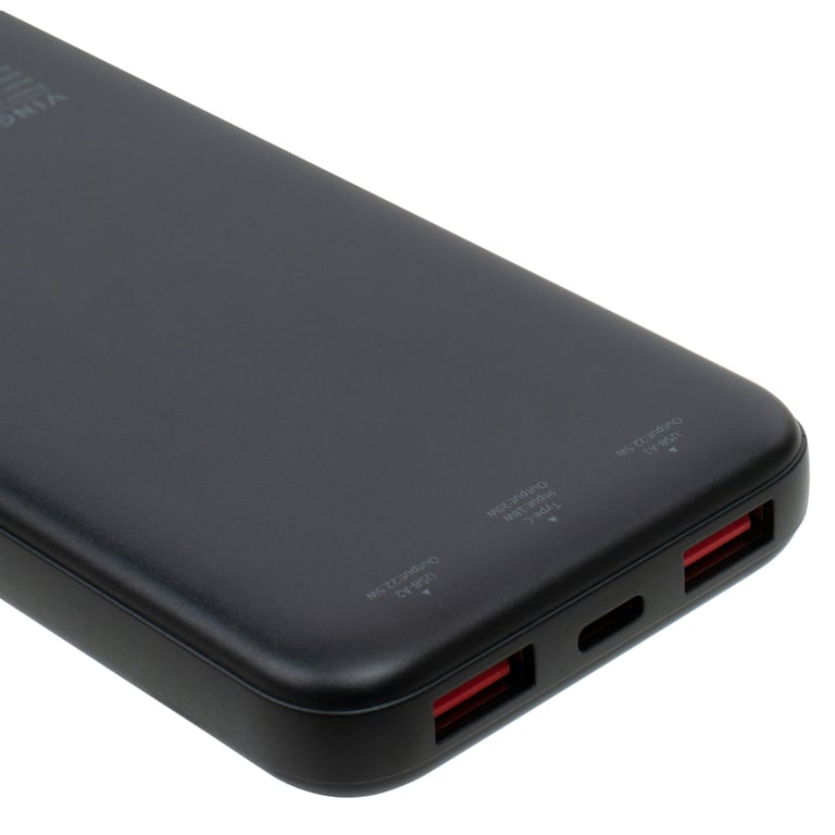 Батарея універсальна Vinga 10000 mAh 22.5W Display Black (VPBB1022) - фото 7