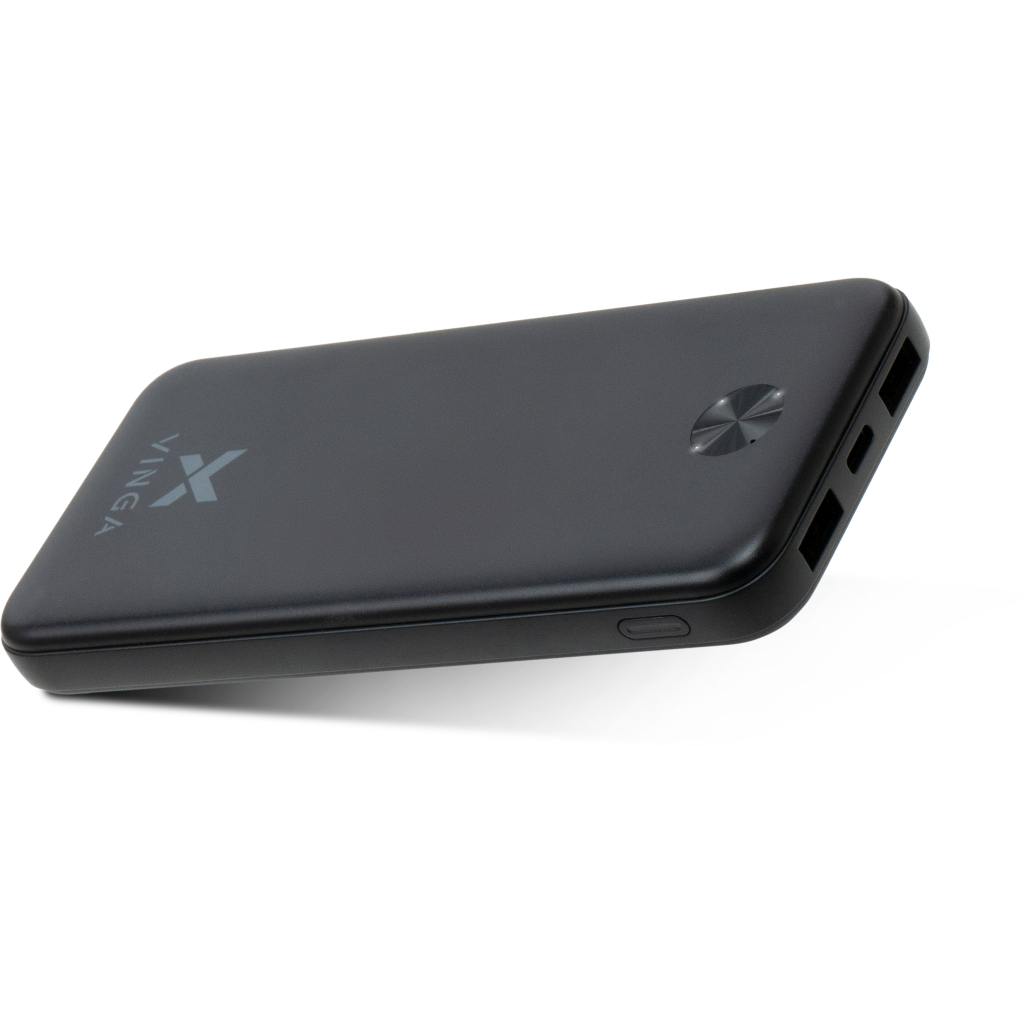 Батарея універсальна Vinga 10000 mAh 10W Black (VPBB10) - фото 2 Батарея універсальна Vinga 10000 mAh 10W Black (VPBB10) - фото 2