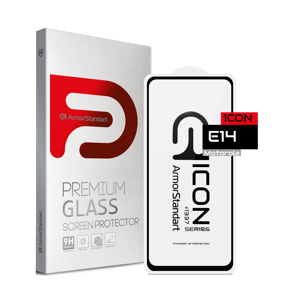 Скло захисне Armorstandart Icon Motorola E14 Black (ARM78826) - фото 1 Скло захисне Armorstandart Icon Motorola E14 Black (ARM78826) - фото 1