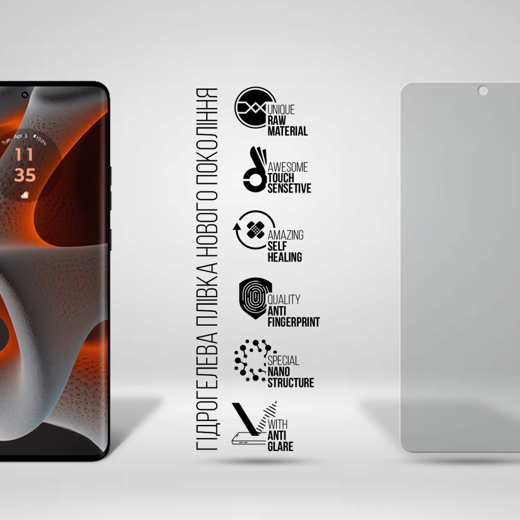 Плівка захисна Armorstandart Matte Motorola Edge 50 Pro (ARM77219) - фото 2 Плівка захисна Armorstandart Matte Motorola Edge 50 Pro (ARM77219) - фото 2