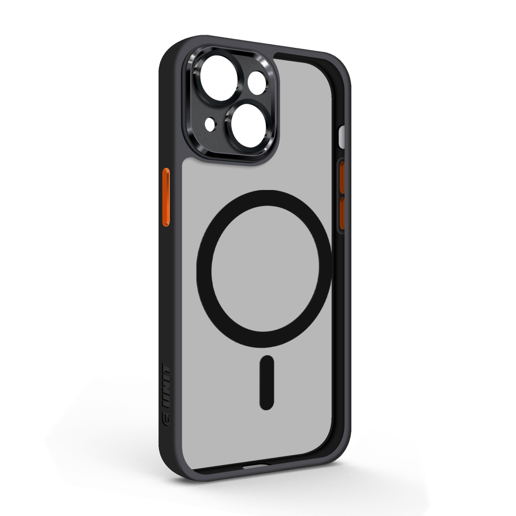 Чохол до мобільного телефона Armorstandart Unit MagSafe SE Apple iPhone 13 Black Orange (ARM75368) - фото 1 Чохол до мобільного телефона Armorstandart Unit MagSafe SE Apple iPhone 13 Black Orange (ARM75368) - фото 1