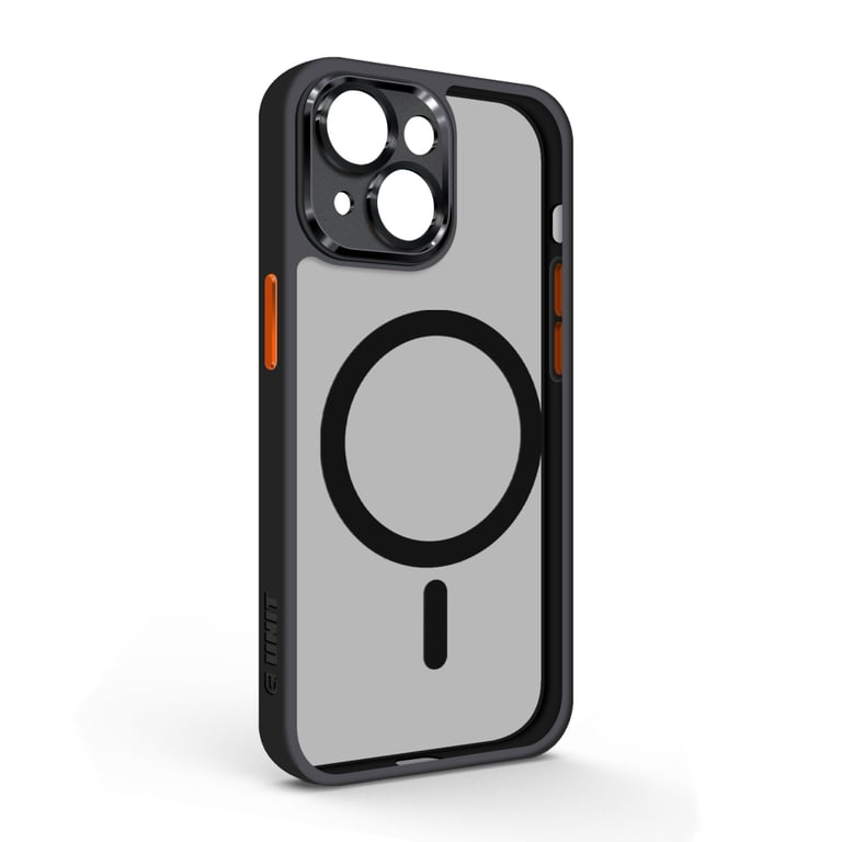 Чохол до мобільного телефона Armorstandart Unit MagSafe SE Apple iPhone 13 Black Orange (ARM75368) - фото 1