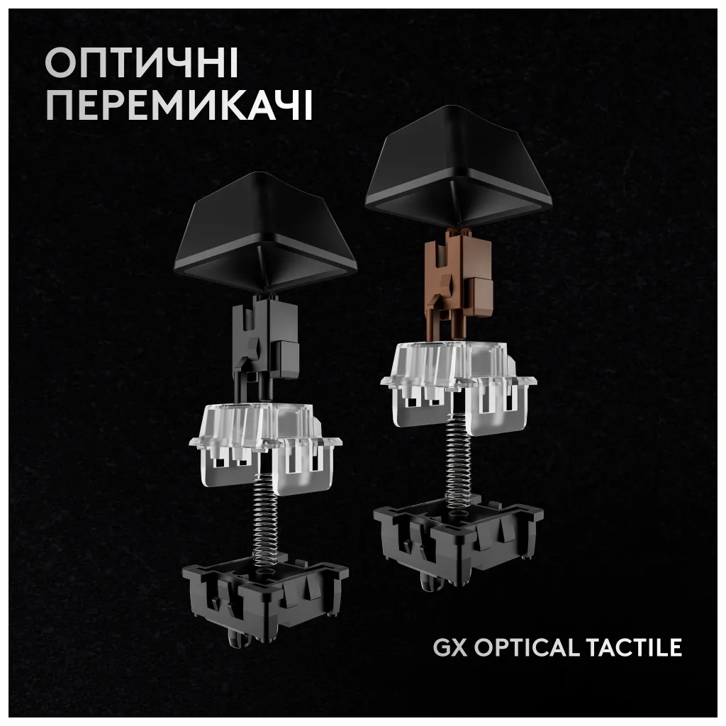 Клавіатура Logitech G Pro X 60 Lightspeed GX Tactile Wireless/Bluetooth UA Black (920-011911) - фото 12 Клавіатура Logitech G Pro X 60 Lightspeed GX Tactile Wireless/Bluetooth UA Black (920-011911) - фото 12