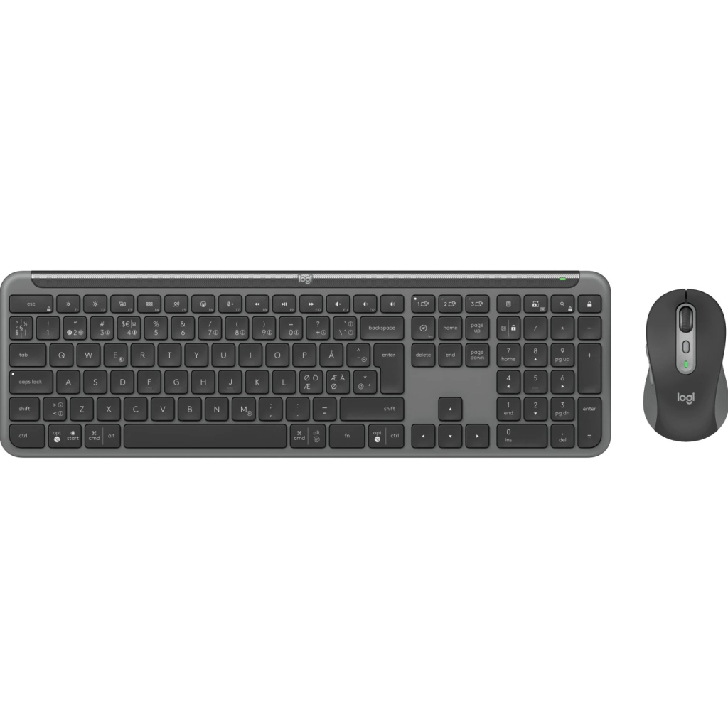 Комплект Logitech MK950 Bluetooth/Wireles UA Graphite (920-012490) - фото 1 Комплект Logitech MK950 Bluetooth/Wireles UA Graphite (920-012490) - фото 1