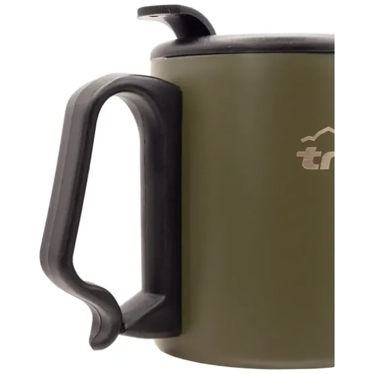 Чашка туристична Tramp з поїлкою і защіпкою 350 мл Olive (UTRC-020-olive) - фото 4