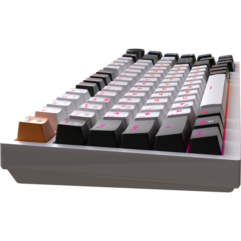 Клавіатура GamePro MK160W Hot-Swap Red Swich RGB USB UA White (MK160W) - фото 6