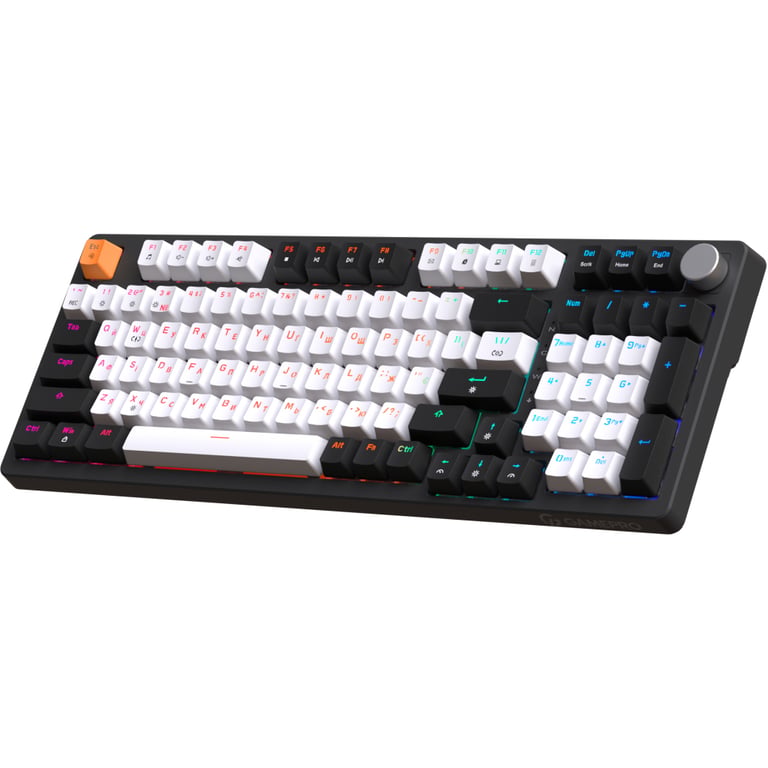 Клавіатура GamePro MK170B Hot-Swap Red Swich RGB USB UA Black (MK170B) - фото 3