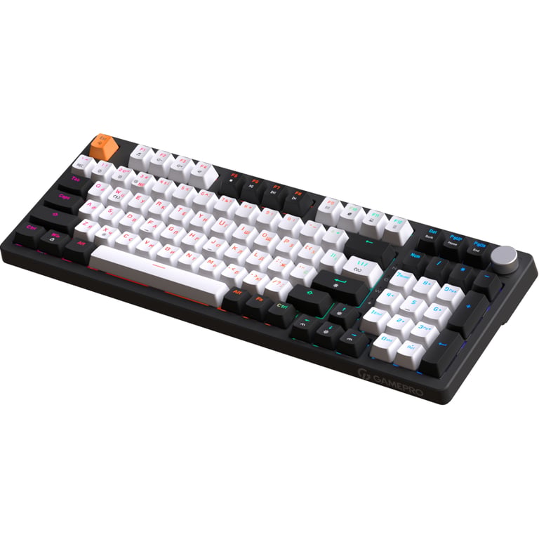 Клавіатура GamePro MK170B Hot-Swap Red Swich RGB USB UA Black (MK170B) - фото 5