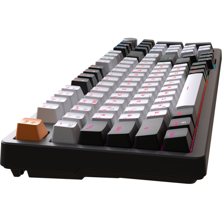 Клавіатура GamePro MK170B Hot-Swap Red Swich RGB USB UA Black (MK170B) - фото 6