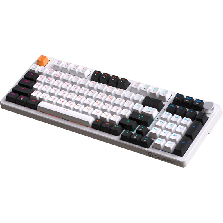 Клавіатура GamePro MK170W Hot-Swap Red Swich RGB USB UA White (MK170W) - фото 5