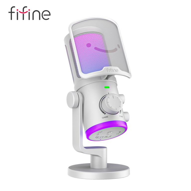 Мікрофон Fifine AM6W USB White (AM6W) - фото 2