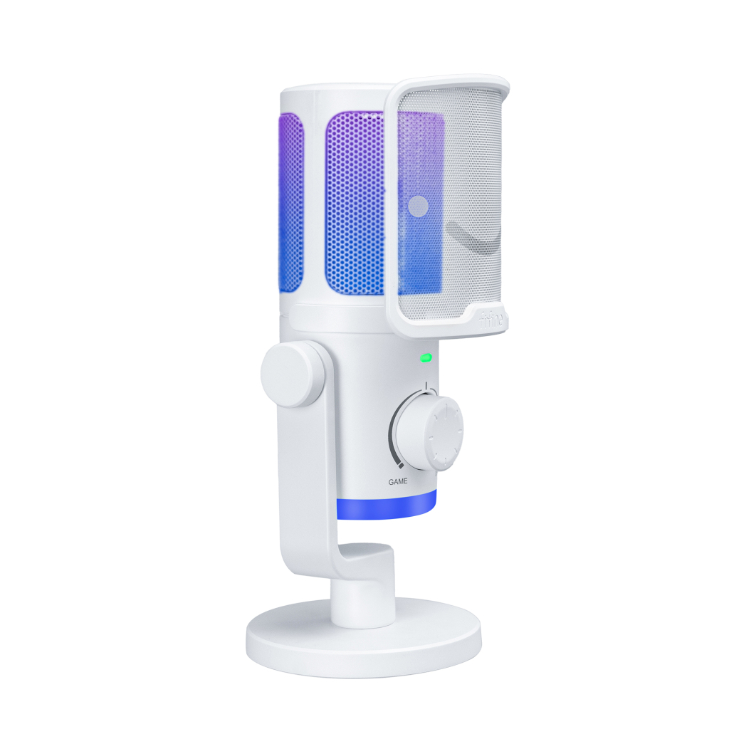 Мікрофон Fifine AM6W USB White (AM6W) - фото 3 Мікрофон Fifine AM6W USB White (AM6W) - фото 3