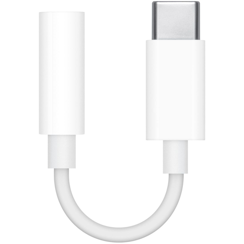 Перехідник Apple USB-C to 3.5 mm Headphone Jack Adapter, Model A2155 (MW2Q3ZM/A) - фото 1