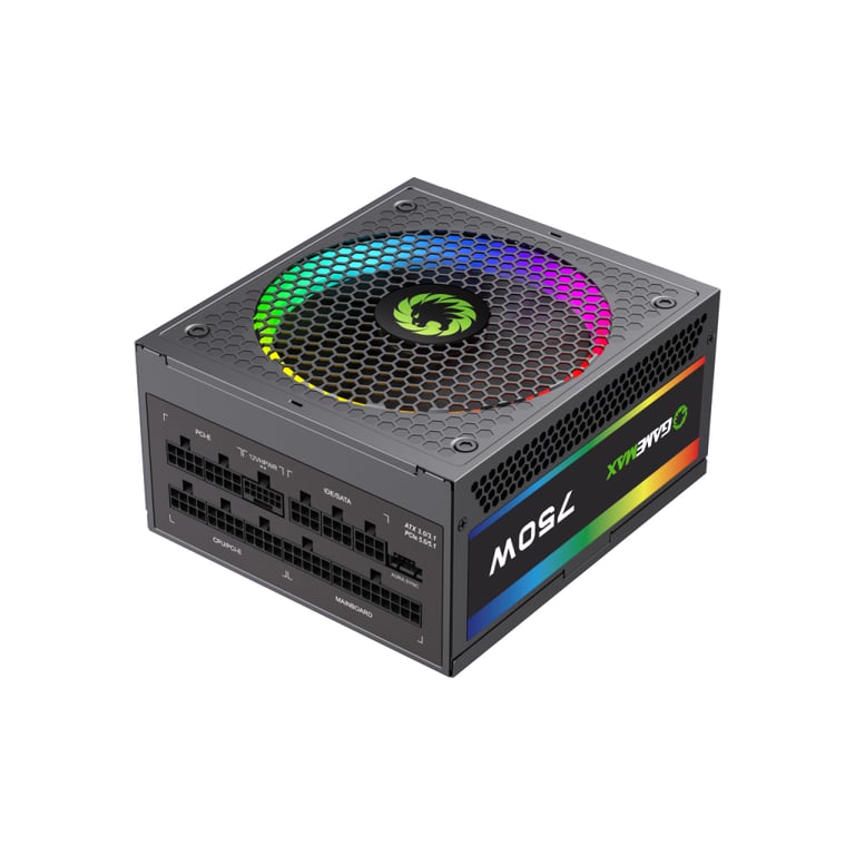 Блок живлення Gamemax 750W (RGB 750 PRO (ATX3.03.1 PCIe5.0) - фото 2