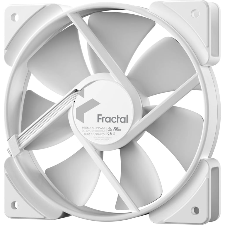 Кулер до корпусу Fractal Design Prisma AL-12 ARGB PWM (FD-FAN-PRI-AL12-PWM-WT) - фото 5