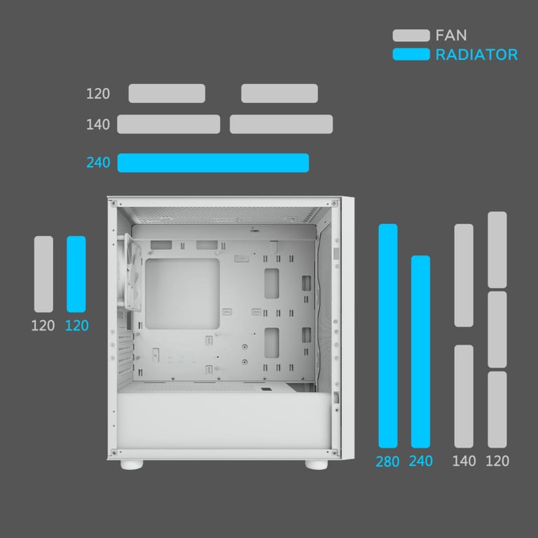 Корпус для ПК Cougar UNIFACE MINI White - фото 9