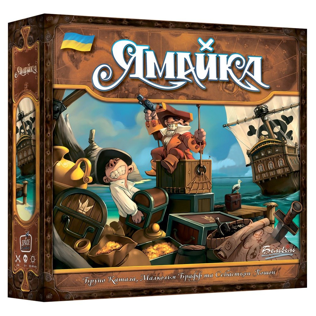 Настільна гра Asmodee Ямайка (укр.) (SCJСA03UA) - фото 1 Настільна гра Asmodee Ямайка (укр.) (SCJСA03UA) - фото 1