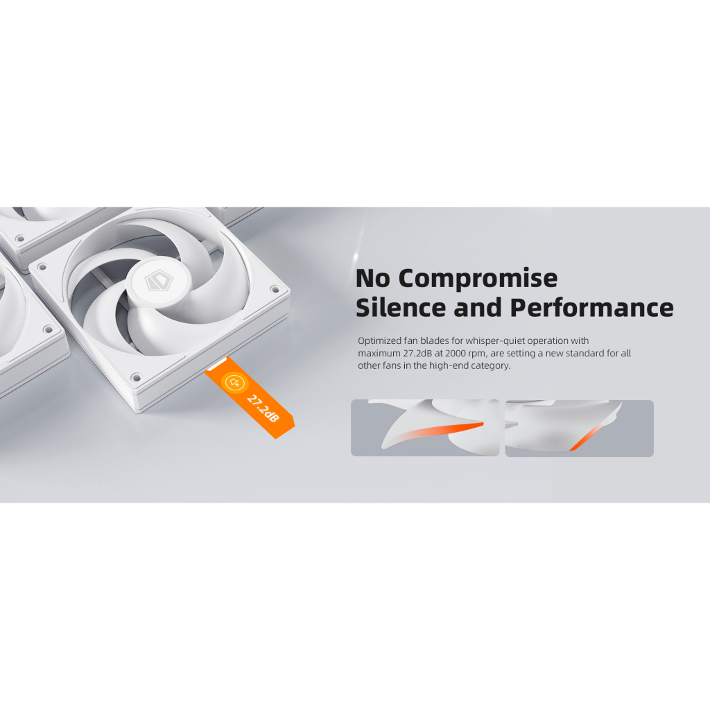 Кулер до корпусу ID-Cooling Вентилятор ID-Cooling AS-120-W (AS-120-W) - фото 8 Кулер до корпусу ID-Cooling Вентилятор ID-Cooling AS-120-W (AS-120-W) - фото 8