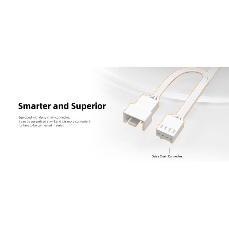 Кулер до корпусу ID-Cooling Вентилятор ID-Cooling AS-140-W Duet White (AS-140-W DUET) - фото 10