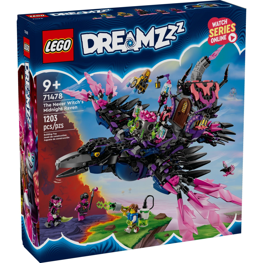 Конструктор LEGO DREAMZzz Опівнічний ворон Невідьми (71478) Конструктор LEGO DREAMZzz Опівнічний ворон Невідьми (71478)