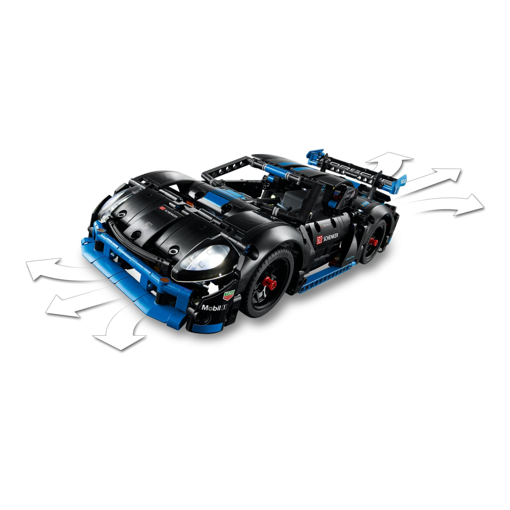 Конструктор LEGO Technic Автомобіль для перегонів Porsche GT4 e-Performance (42176) - фото 5 Конструктор LEGO Technic Автомобіль для перегонів Porsche GT4 e-Performance (42176) - фото 5