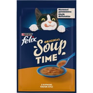 Вологий корм для кішок Purina Felix Суп з куркою 48 г (8445290571243) - фото 2