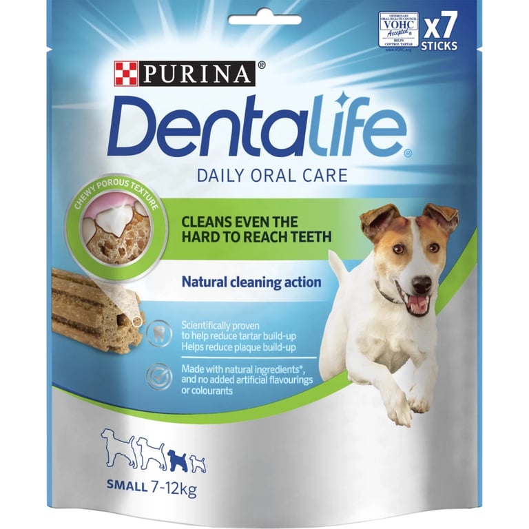 Ласощі для собак Purina DentaLife Small Для підтримки здоров'я порожнини рота 115 г (8445291614550) - фото 1
