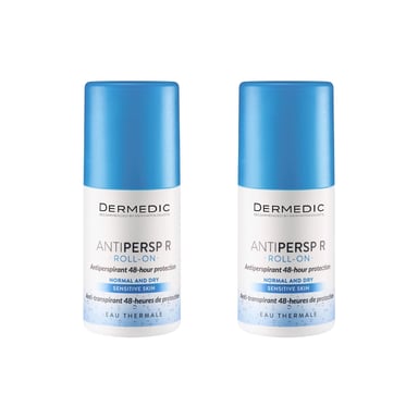 Антиперспірант Dermedic Antipersp R 48-годинний захист 2 x 60 г (5901643176006) - фото 1