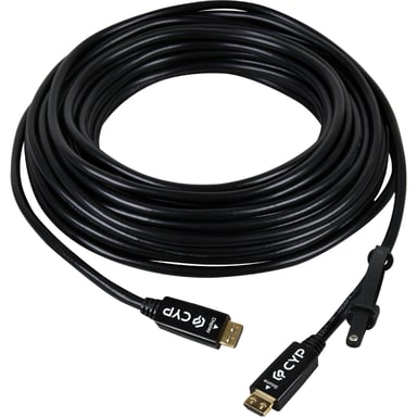 Кабель мультимедійний HDMI M to HDMI M 15.0m active optic 8K Cypress (CBL-FH510-015) - фото 1