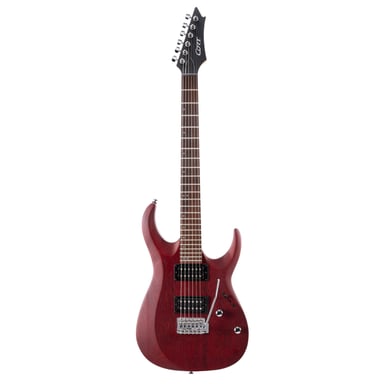 Електрогітара Cort X100 Open Pore Black Cherry (X100 OPBC) - фото 1