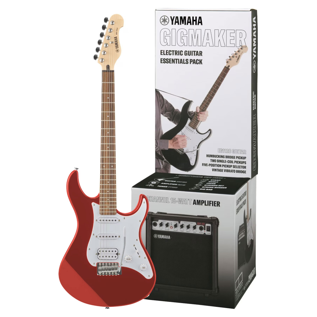 Електрогітара Yamaha Gigmaker EG112 GPII Metallic Red Набір для початківців (EG112GPII MTR) Електрогітара Yamaha Gigmaker EG112 GPII Metallic Red Набір для початківців (EG112GPII MTR)