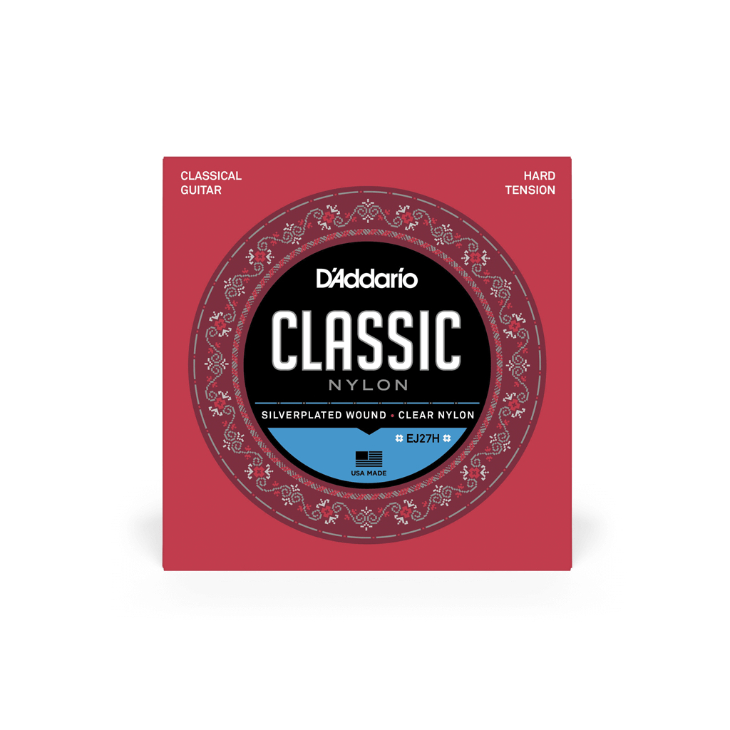 Струни для гітари D'Addario Student Classics Hard Tension (EJ27H) - фото 1 Струни для гітари D'Addario Student Classics Hard Tension (EJ27H) - фото 1