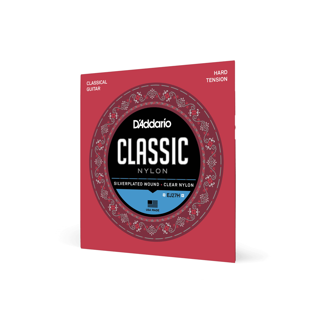 Струни для гітари D'Addario Student Classics Hard Tension (EJ27H) - фото 2 Струни для гітари D'Addario Student Classics Hard Tension (EJ27H) - фото 2