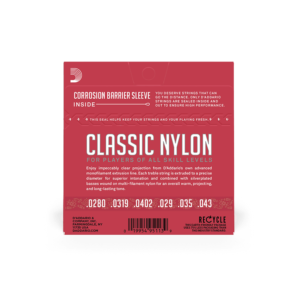 Струни для гітари D'Addario Student Classics Normal Tension (EJ27N) - фото 3 Струни для гітари D'Addario Student Classics Normal Tension (EJ27N) - фото 3