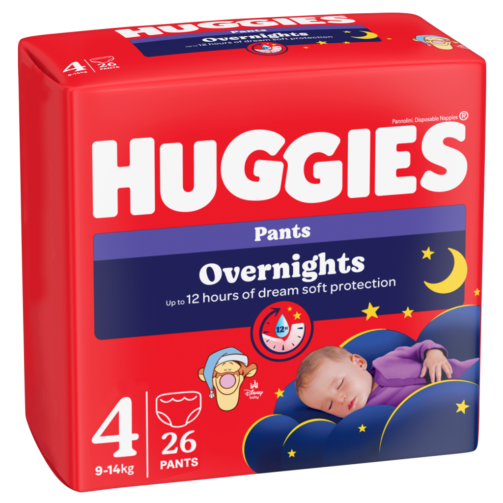 Підгузки Huggies Overnights Pants Трусики 4 9-14 кг 26 шт. (5029053581088) - фото 1 Підгузки Huggies Overnights Pants Трусики 4 9-14 кг 26 шт. (5029053581088) - фото 1