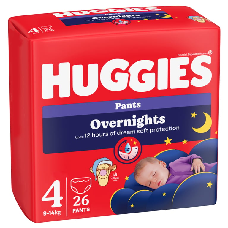 Підгузки Huggies Overnights Pants Трусики 4 9-14 кг 26 шт. (5029053581088) - фото 1
