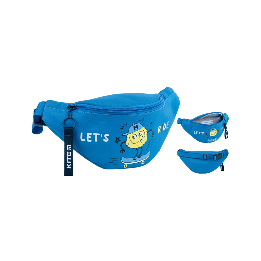 Сумка-бананка Kite Let's Ride Синя (K24-2577-2) - фото 1