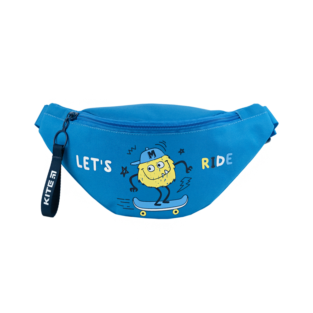 Сумка-бананка Kite Let's Ride Синя (K24-2577-2) - фото 3 Сумка-бананка Kite Let's Ride Синя (K24-2577-2) - фото 3